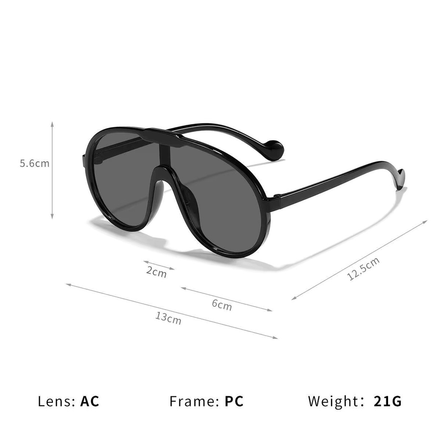 ZUXUB Sonnenbrille Kids, Vollrand, Kunststoff, black - Bild 2