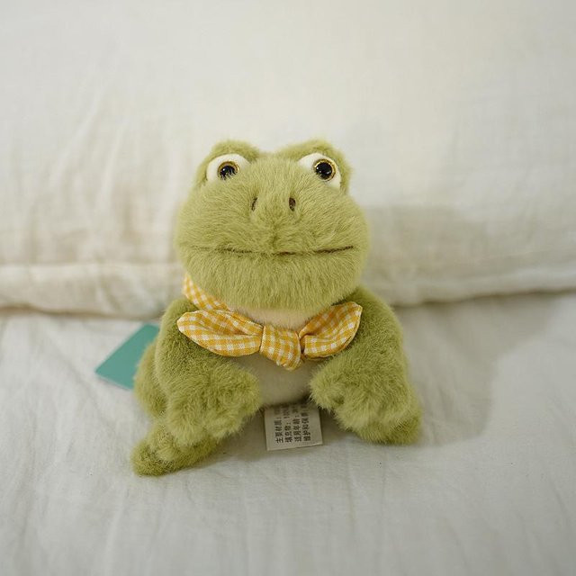 Yiran toy Frosch Plüschtier, Grün, 14cm - Bild 1
