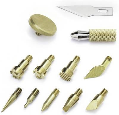 Weller Lötspitzen-Set WHK30 für Brandmalerei und Hobby, Farbe: Gold - Bild 1