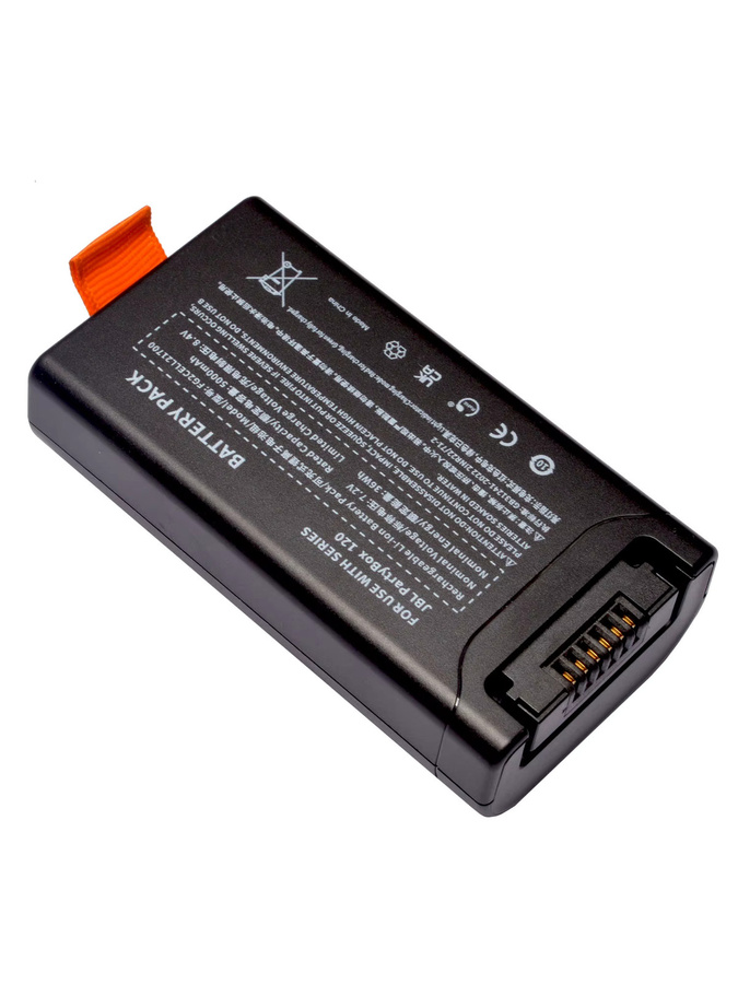 JBL Ersatzakku 7,2V 5000mAh für PartyBox Club 120 Bluetooth-Lautsprecher inklusive Typ-C-Ladegerät, Schwarz - Bild 2