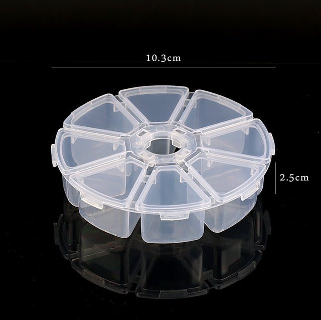 QIAO Schmuckaufbewahrungsbox, Kunststoff, Transparent, Unisex - Bild 1