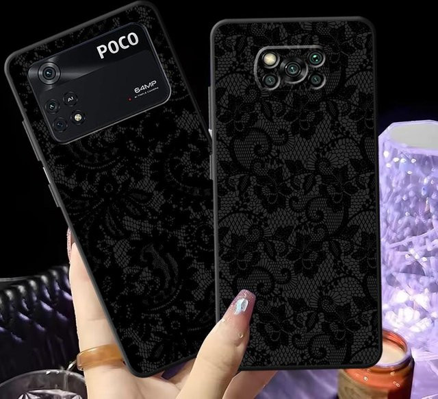 Xiaomi Handyhülle in Schwarz für Poco F8 F3 X3 X4 X5 X7 Pro F1 M5 C71 C75 C50 C61 M3 M4 M7 Pro - Bild 1