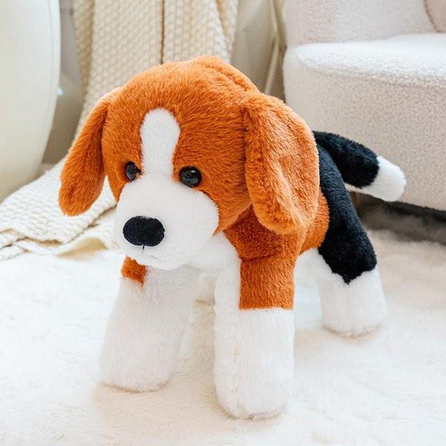 Yiran Health & Beauty Beagle Plüschtier, Hundepuppe, 40cm - Bild 1