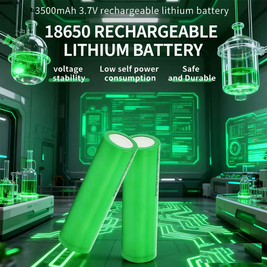 INR18650-MJ1 18650 Akku 3,7V mit 3500mAh Kapazität in Grün - Bild 4