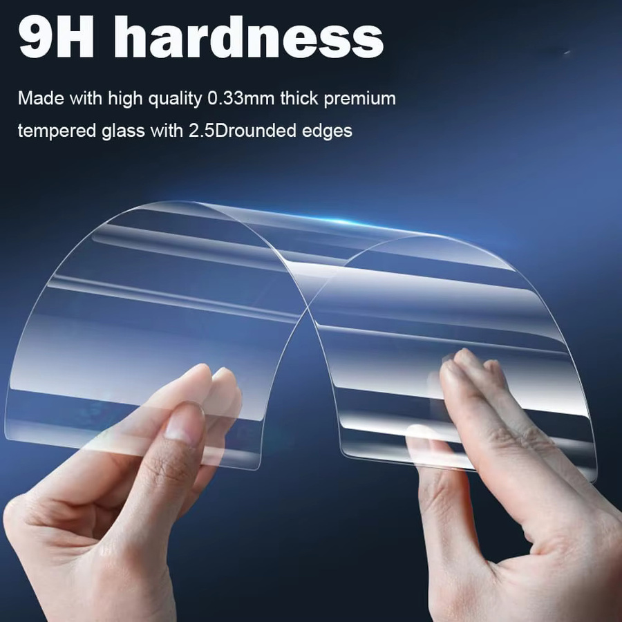 3er-Pack Displayschutzfolie aus gehärtetem Glas für Samsung Galaxy Tab S9 FE 10,9 Zoll 2023 SM-X510 X516, transparent und kratzfest - Bild 6