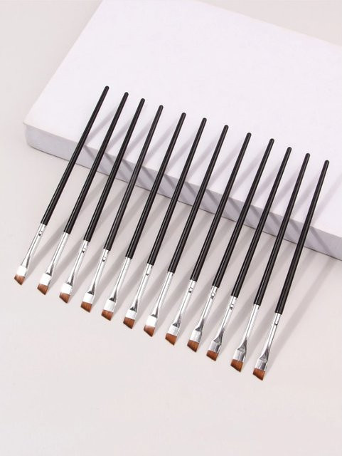 RUZOFO Eyeliner-Pinsel Set, 12-teilig, Unisex - Bild 1