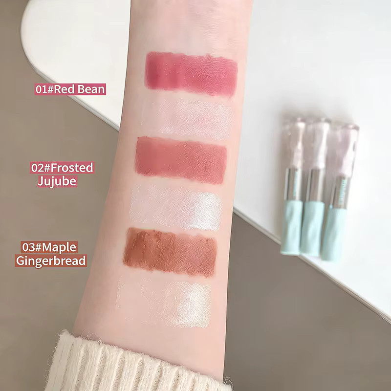 Kodyboll Doppelendiger Highlighter und Lidschatten, Lipgloss, Matt - Bild 4