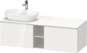 Duravit Waschtischunterschrank D-Neo in Weiß Hochglanz, Wandhängend, B/T/H: 140 x 55 x 45,9 cm - Bild 1