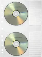 Soennecken CD/DVD Hülle aus Kunststoff in Transparent und Weiß - Bild 1