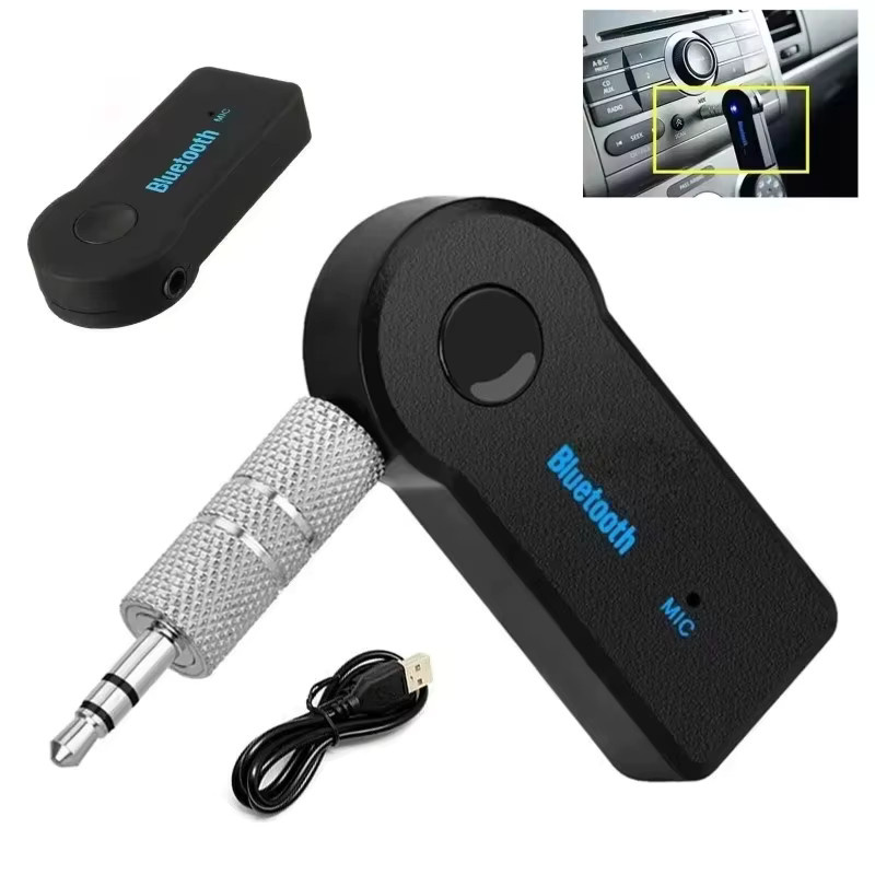 Lenovo 2-in-1 Kabelloser Bluetooth 5.0 Empfänger-Adapter mit 3,5mm Klinke in Schwarz - Bild 3