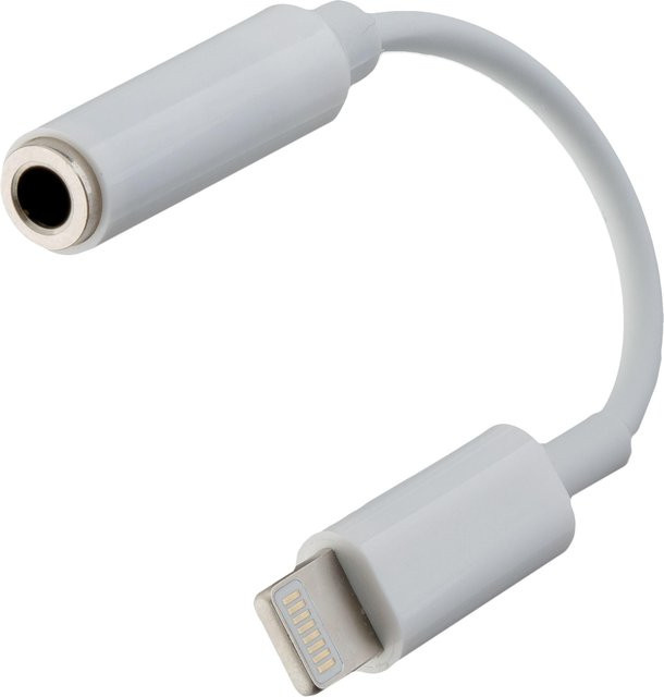 PETER JÄCKEL Audio Adapter Lightning auf 3,5mm Klinkenanschluss in Weiß - Bild 1