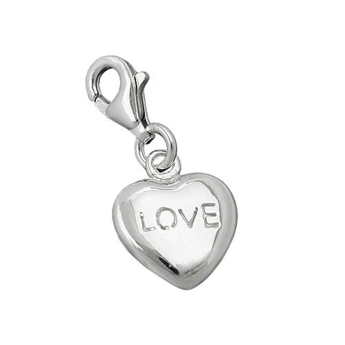 SIGO Charm Herz, 925 Silber, Unisex - Bild 1