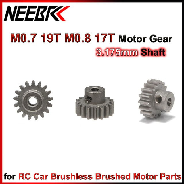 NEEBRC Metall-Pinion-Motorgetriebe, Zubehör, 3,175mm Welle - Bild 1