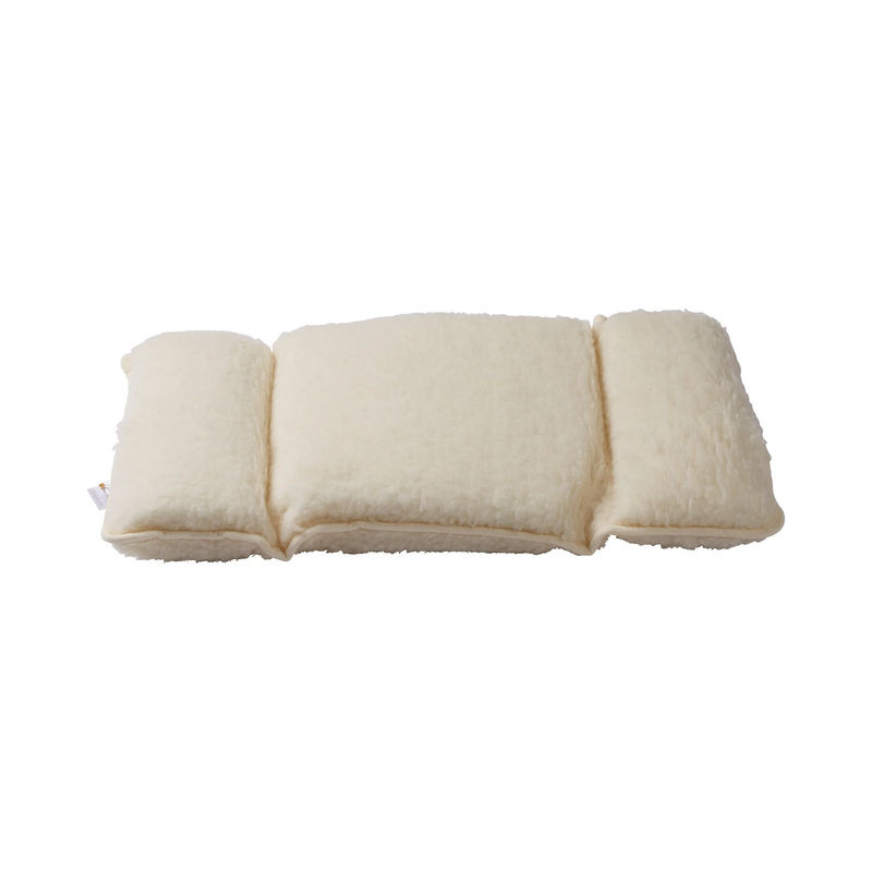 K&N Sesselkissen aus Schurwolle in Beige, rechteckig, Hygge-Design - Bild 4