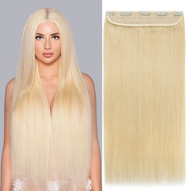 Happy Monday Haarverlängerung Echthaar, Blond, glatt, Damen - Bild 1