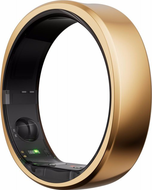 RingConn Smart Ring GEN 2 Unisex in Gold mit Herzfrequenzmessung, SpO2 und Schlaftracking, Größe 8 - Bild 1