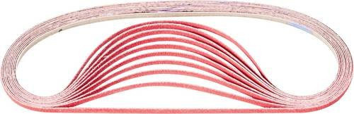 PFERD CO-COOL 80 Keramikkorn Schleifband für Edelstahl, Körnung 80, B: 6 mm, L: 610 mm, 100 Stück - Bild 1