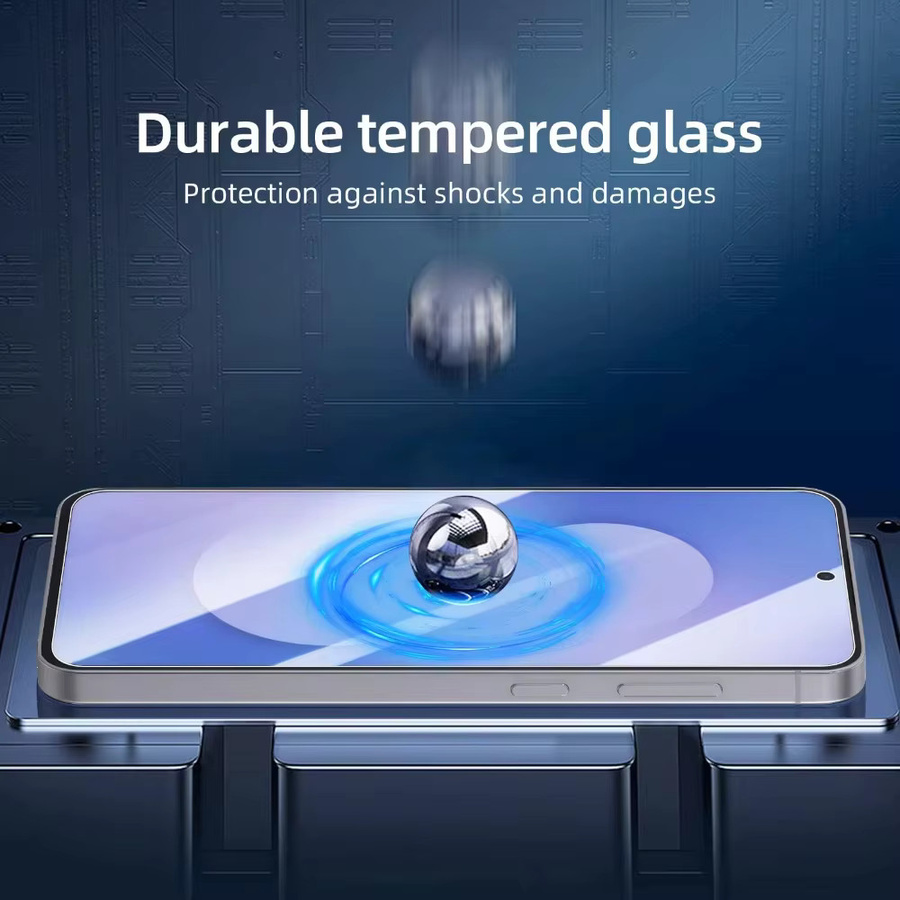 3 Stück Amour Brave Displayschutzfolien aus gehärtetem Glas für Samsung Galaxy A57 A37 5G, transparent - Bild 4