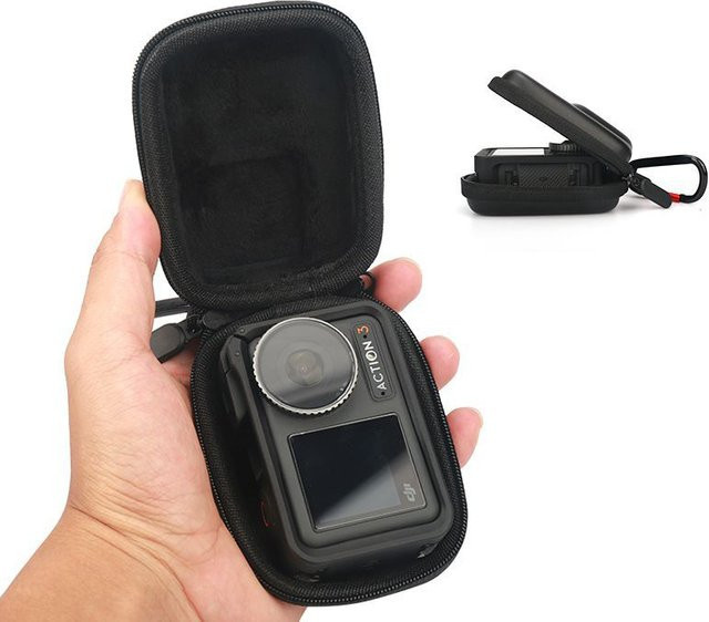 SZKOSTON EVA Tragetasche für GoPro 13 12 11 10 und DJI Osmo Action 6 5 Pro 3 4 Mini in Schwarz - Bild 1