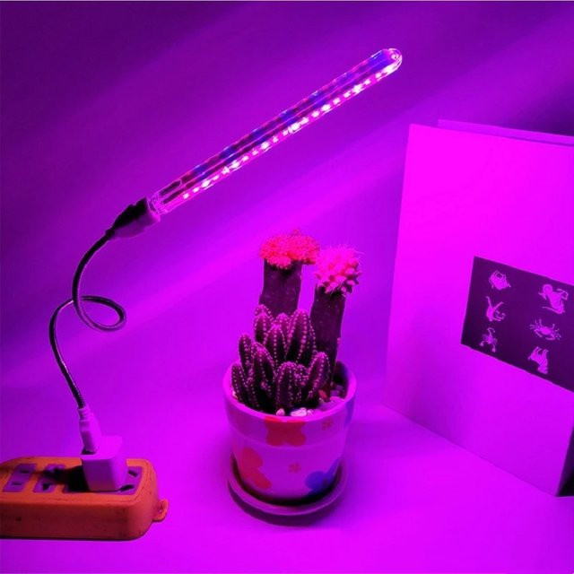 5V LED Vollspektrum Pflanzenlampe mit flexiblem Schlauch für Gewächshaus, Blumen und Hydroponik via USB - Bild 1