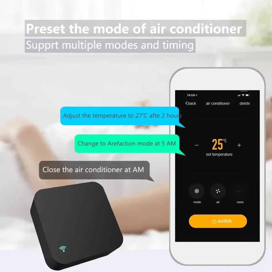 Tuya Smart ZigBee IR Universal Fernbedienung für Smart Home mit Alexa und Google Home, Schwarz - Bild 5
