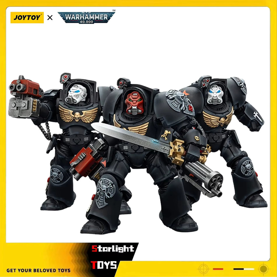 JOYTOY Warhammer 40K Schwarze Tempelritter Terminator, Actionfigur, 1/18 - Bild 1