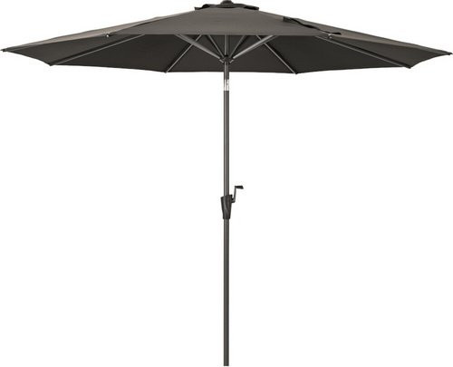SIENA GARDEN Mittelstockschirm FAGUS Autotilt in Anthrazit Grau mit Durchmesser: 300 cm - Bild 1