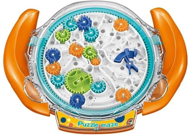 Binchi Outdoor Product Zahnrad-Labyrinth 3D-Puzzle, orange, ab 3 Jahre - Bild 1