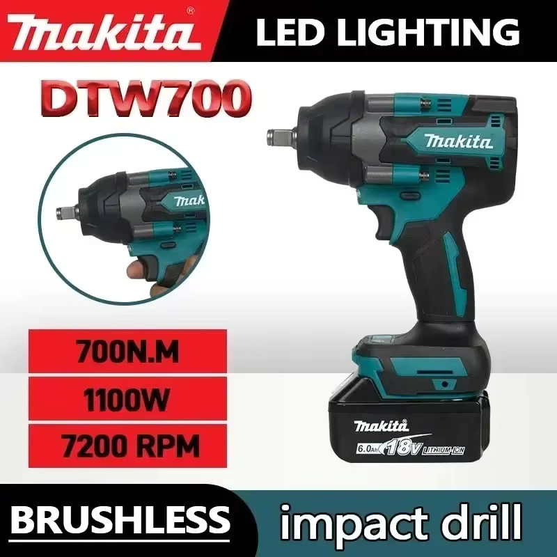Makita DTW700 Akku-Schlagschrauber bürstenlos mit hohem Drehmoment aus der LXT Serie - Bild 2
