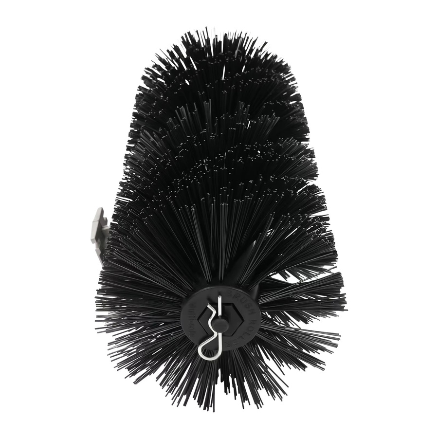 Bymaocar Nylon-Schneebürste Aufsatzkopf für Rasenmäher in Schwarz - Bild 3