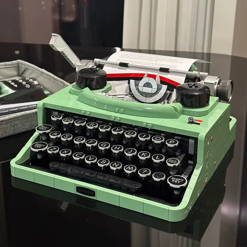 Potdemiel IDEAS Retro Klassisches Schreibmaschinen-Bausteinset, Modell-Bausatz, 2079 Teile, ab 14 Jahre - Bild 5