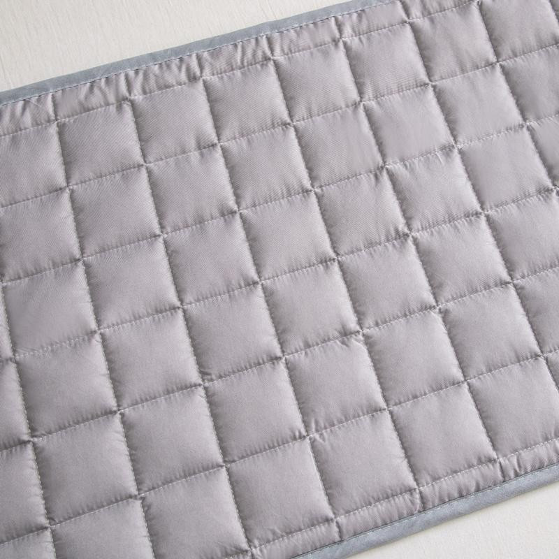 Yiran Furniture Langer Kissenbezug mit gestepptem Design aus 100% Polyester, Breite: 48 cm, Länge: 120 cm - Bild 4