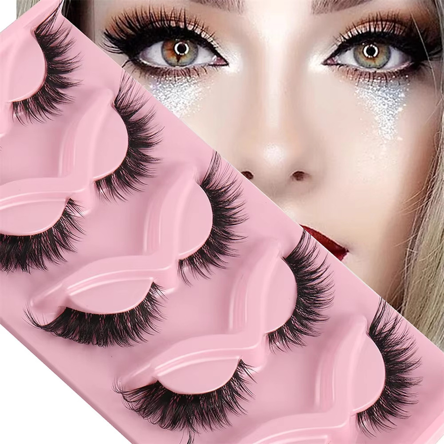 BLL.cf Falsche Wimpern, Black, Natürlich, Unisex - Bild 2