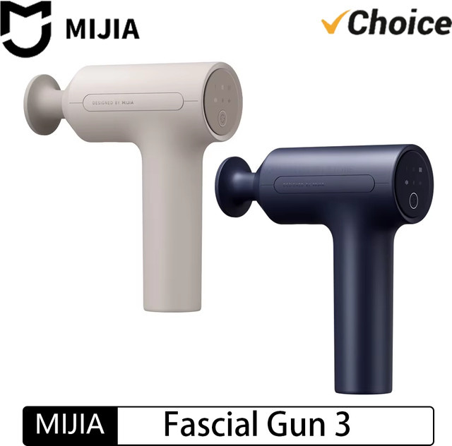Mijia Faszienpistole Massagepistole für Sport in Grau mit 3 Stärkestufen und 2450mAh Akku - Bild 1