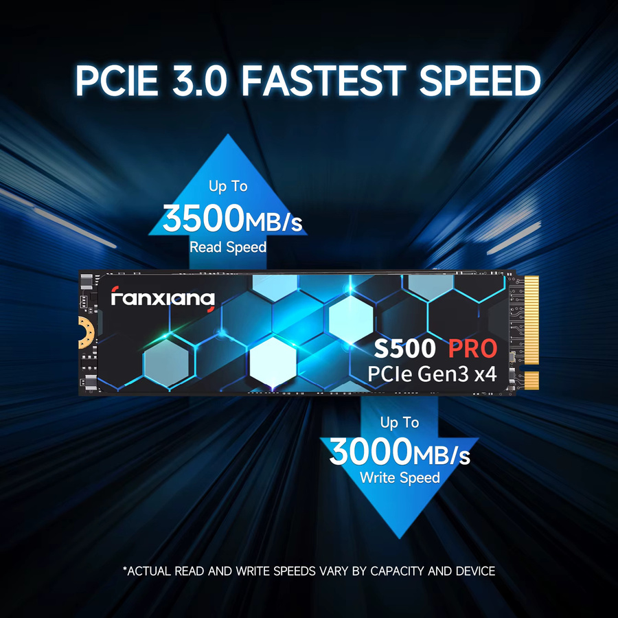 Fanxiang S500 Pro NVMe M.2 SSD internes Solid State Laufwerk PCIe 3.0 - Bild 3