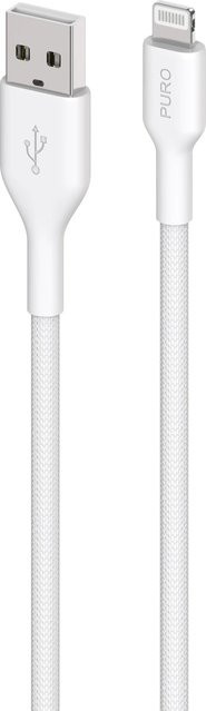 SBS USB-A auf Lightning Kabel für Power und Data Sync, Weiß, 1,2 m - Bild 1