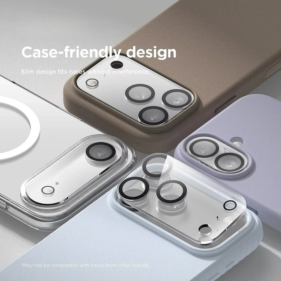 3er-Pack Transparentes Tempered Glass Kamera-Objektivschutzglas für Apple iPhone 17 Pro Max, iPhone 17 Pro und iPhone 17 Air mit 9H Härte und Drop Protection - Bild 5
