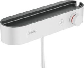Hansgrohe THM ShowerTablet Sel. 400 Thermostat-Einhandmischer für Dusche, Aufputz, Mattweiß, B/H: 41,2 x 7,4 cm - Bild 1