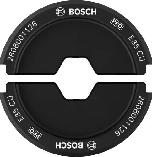 Bosch Presseinsatz E35 CU für Rohrkabelschuhe und Rohrverbinder 35 mm² in Schwarz und Stahl - Bild 1