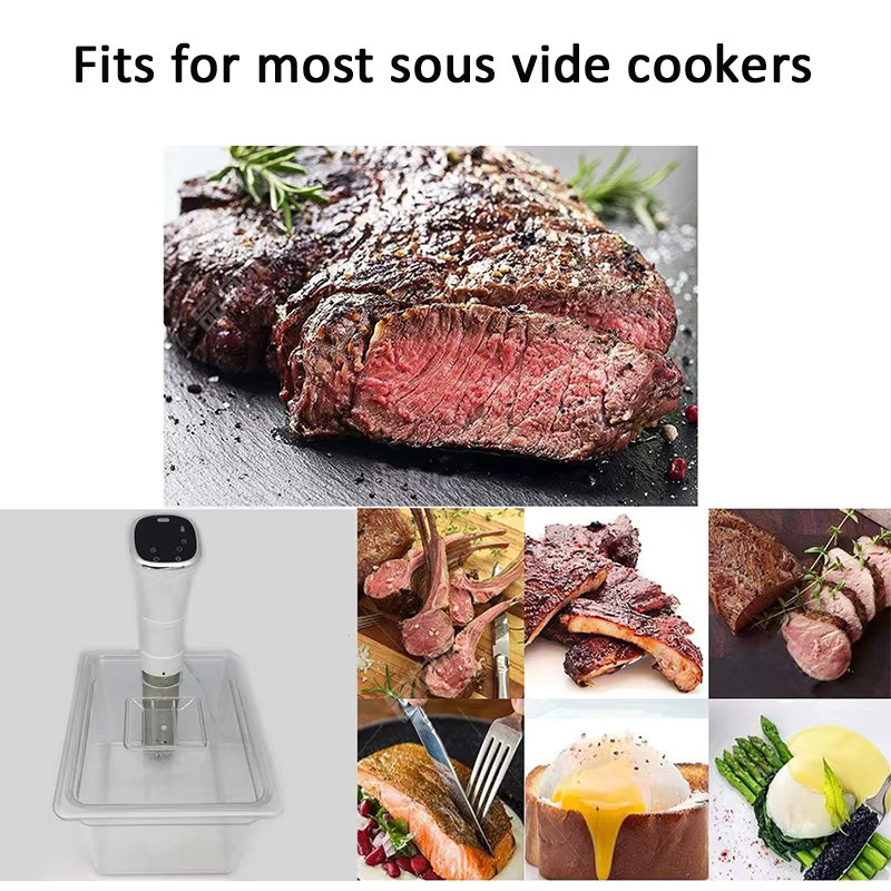 VamsLuna Sous-Vide-Behälter aus transparentem, BPA-freiem Polycarbonat mit Deckel, 25 l - Bild 3