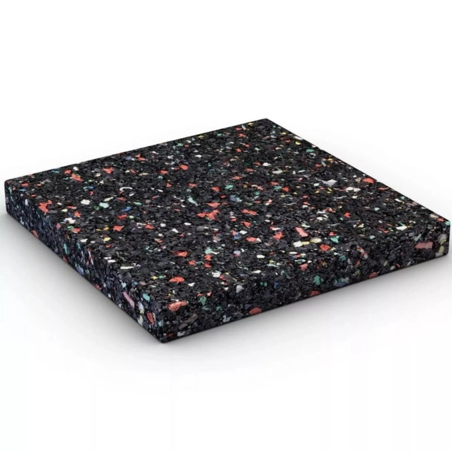 Karibu Unterlegpads für Gartenhäuser, Schwarz, 120 Stück, B/T/H: 7 x 7 x 0,8 cm - Bild 2