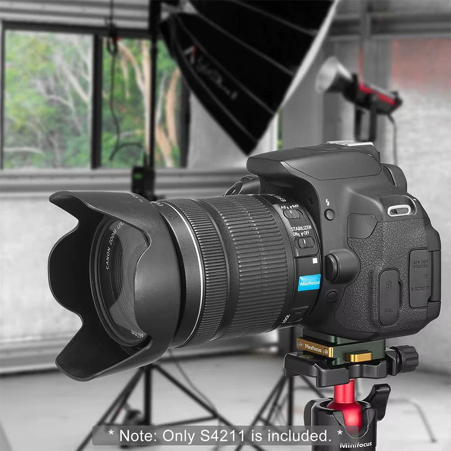 MINIFOCUS Arca Swiss Quick Release Mount Lock QR System Clamp Switch Kit in Schwarz für Stativ, Einbeinstativ und DJI Zhiyun Gimbal - Bild 3