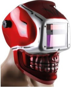 BGS Schweißerhelm ZollSKULL rot mit automatischer Abdunkelung - Bild 1