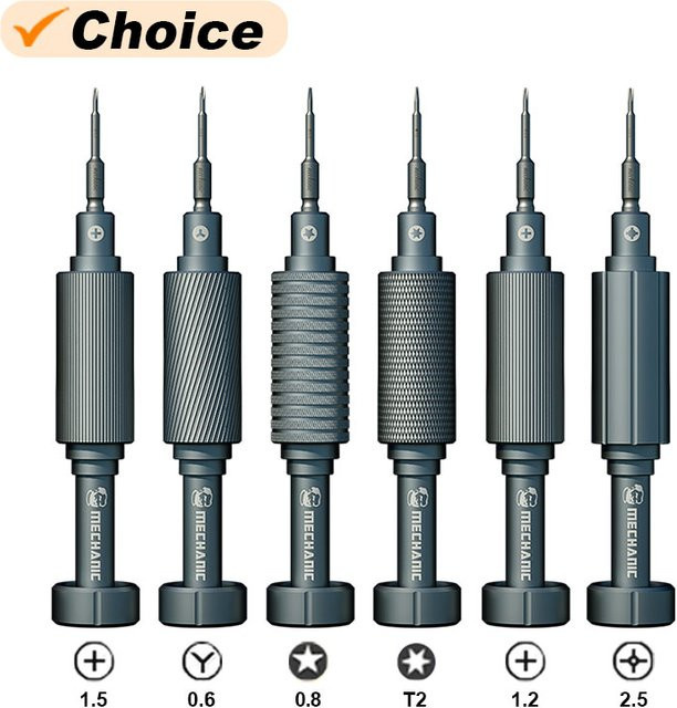 MECHANIC Multifunktionales Reparatur-Schraubendreher-Set für Handy, Laptop und Tablet zur Motherboard-Demontage - Bild 1