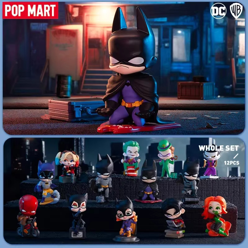 POP MART DC Gotham City Series Blind Box Superheldenfigur als Mystery Box Actionfigur in Schwarz - Bild 1