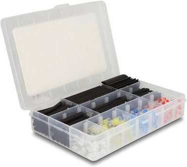 Delock 20907 Schrumpfschlauchsortiment in Multicolour mit einer Schrumpfrate von 2:1 - Bild 1