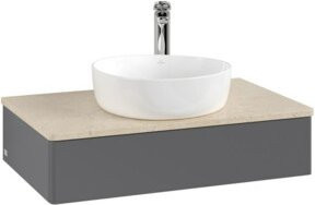 V&B Waschtischunterschrank Antao ohne Frontstruktur, lackiert, B/T/H: 80 x 50 x 19 cm - Bild 1