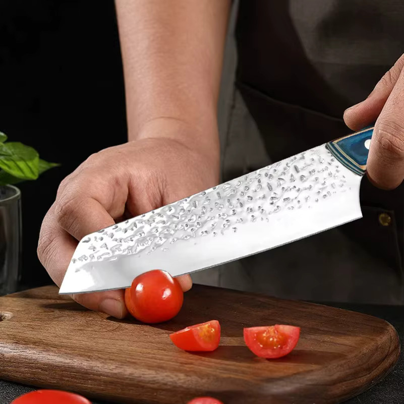 GuanQi Boning Knife aus Edelstahl mit Holzgriff für Fleisch und Gemüse - Bild 4