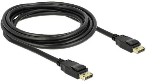 Delock DisplayPort Anschlusskabel Schwarz 3,00 m - Bild 1