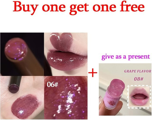 Herorange Lippen-Set, Glitzer-Lippen-Make-up, feuchtigkeitsspendend - Bild 1